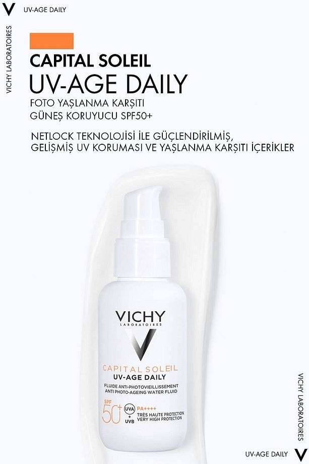 Capital Soleil Uv Age Daily Spf50 Yüksek Korumalı Yüz Güneş Kremi 40 /ML.. - 2