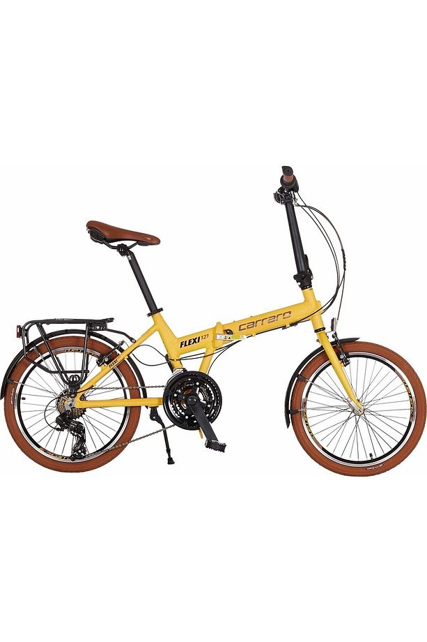 Carraro Flexi 121 Vb V fren Shimano 21 Vites Katlanır Bisiklet sarı - 1