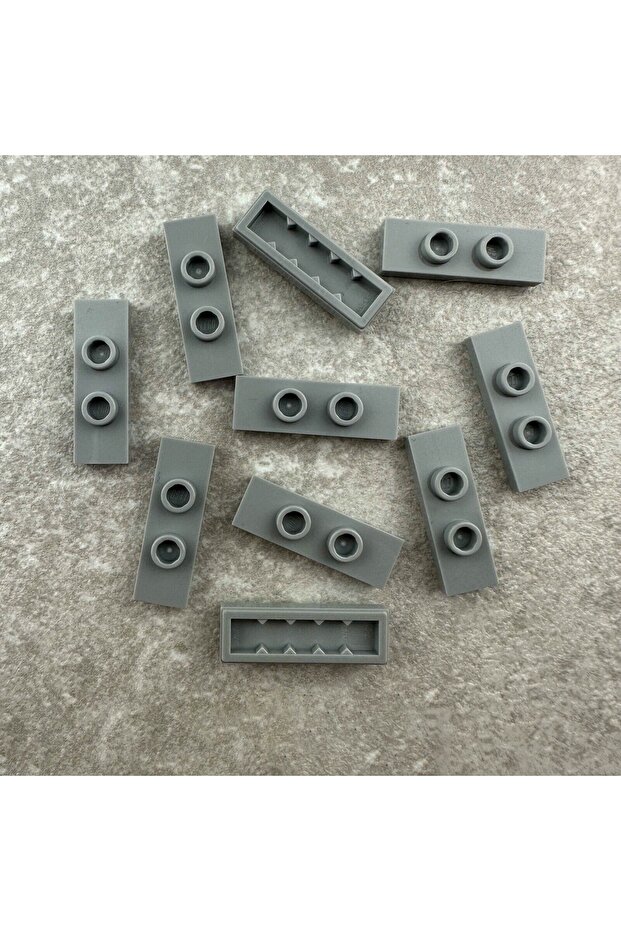 Custom Accessory Plate Modified 1 x 3 Jumper Dark Gray Tiles Brick 2 pieces to send
