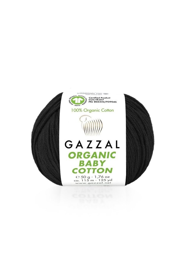 Organic Baby Cotton 50gr - Knitting Wool