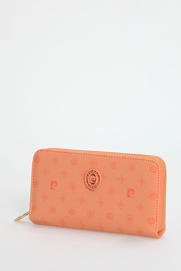 Satin Coral Women's Portfolio Wallet 06PC23Y701
