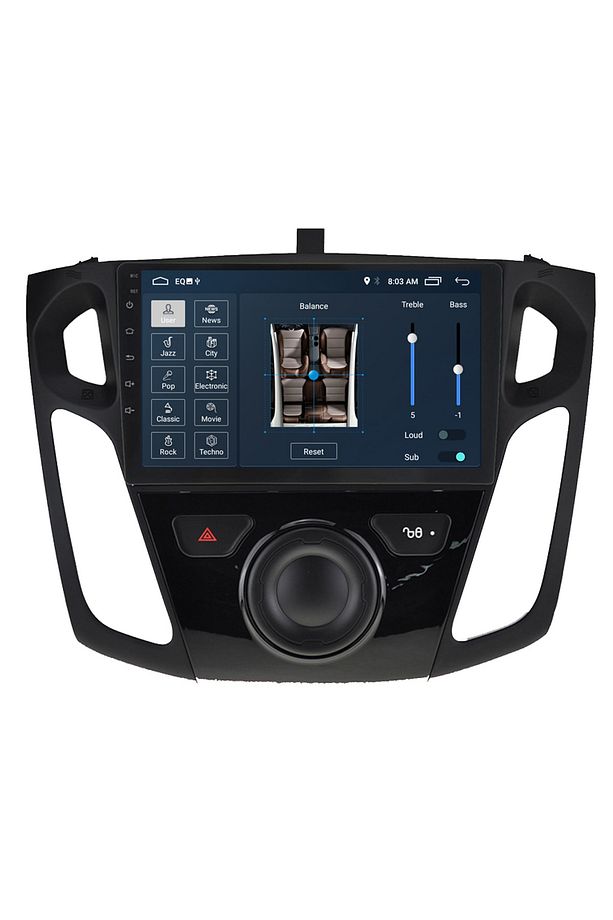 FORD FOCUS 3-4 ANDROİD CARPLAY NAVİGASYON MULTİMEDYA EKRAN TEYP 2GB RAM + 32GB HDD - 1