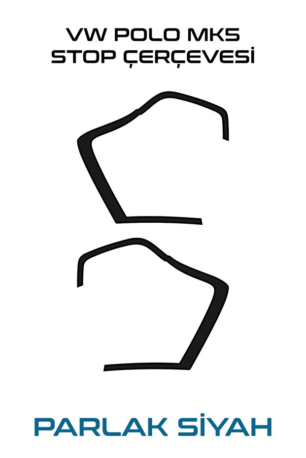 Volkswagen Polo Mk5 Stop Frame Sticker-Easy Apply-Long Lasting