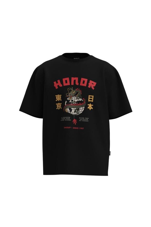Oversize Shout Honor Oldschool Unisex T-Shirt