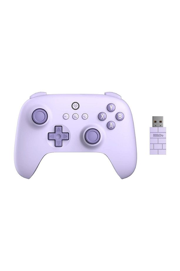 Ultimate C 2.4g Kablosuz Controller, Windows PC, Android, Steam Deck & Raspberry Pi Lila Mor - 1