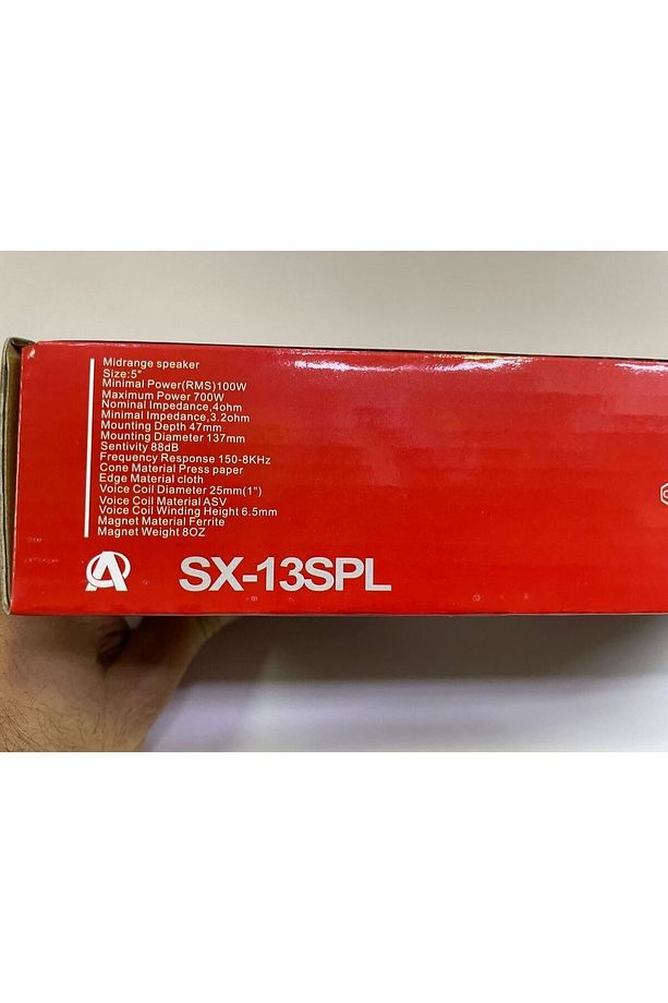 AQOUSTİCS SX-13SPL 13 CM MİDRANGE 700 WATT MAXİMUM POWER 2 ADET - 4