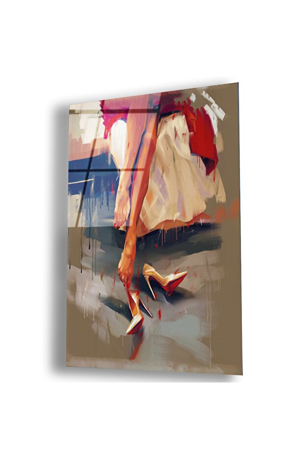 Unbreakable Glass Woman Painting