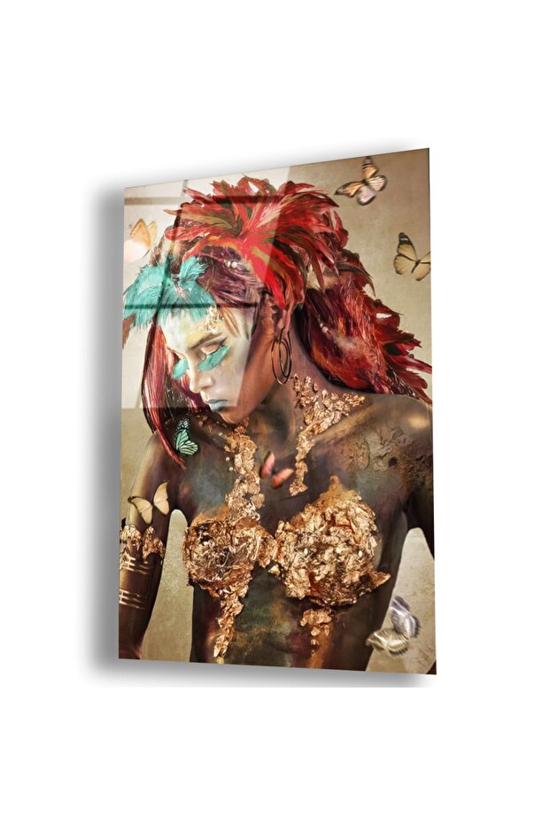 Unbreakable Glass Woman Painting