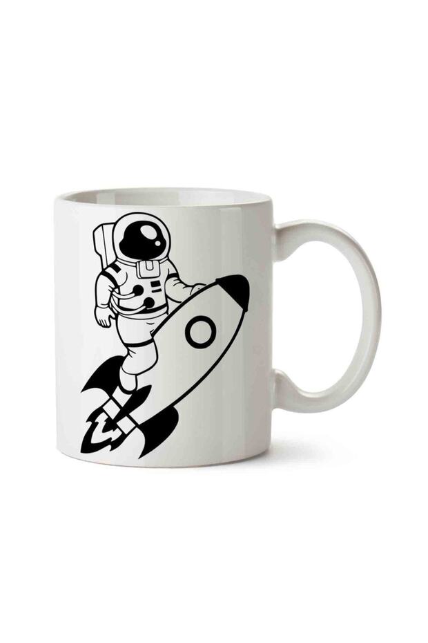 Astronaut Space Space Shuttle Nasa Porcelain Mug Cup