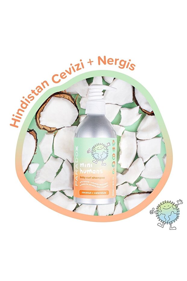 Mini Humans Baby Curl Shampoo - Bebek & Çocuk Bukle Belirginleştirici Şampuan - 300 ML - 5