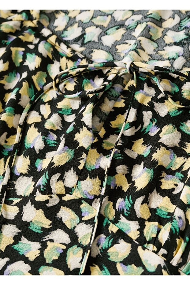 Rochie cu fundă cu model - 7