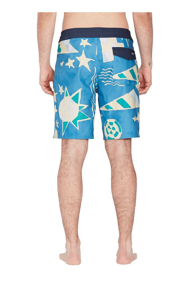Mavi Erkek Kısa Şort Mayo A0812308_Volcom Geo Stoney 19 Ain Ş - 2