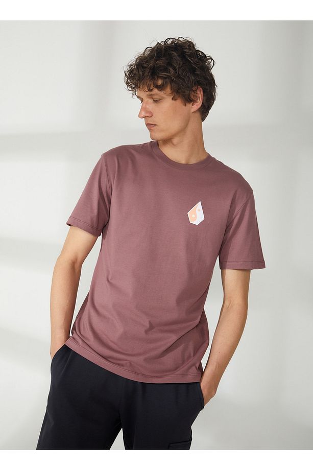 Kahve Bisiklet Yaka T-Shirt A3512313_Volcom Zenner Bsc T Bxb Ti - 1