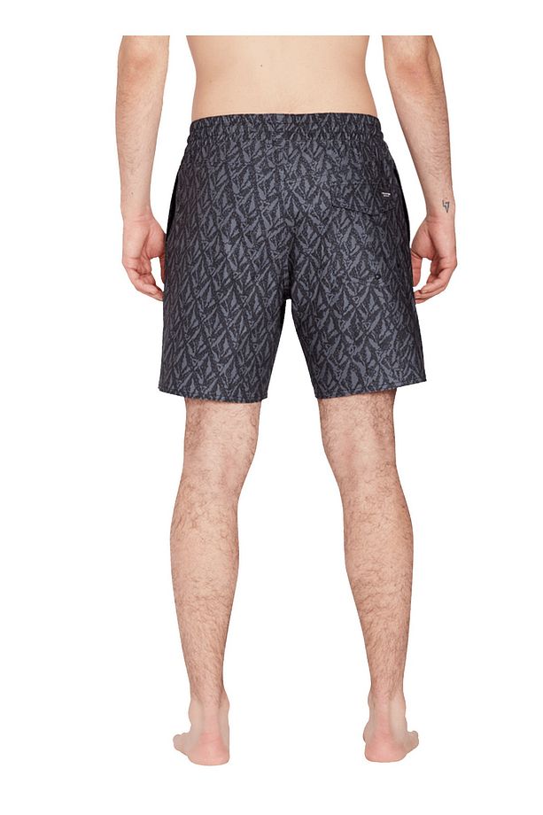 Siyah Erkek Kısa Şort Mayo A2512303_Volcom Fa J Hager 17 Blk - 2