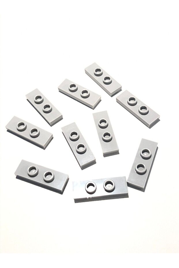 Custom Accessory Plate Modified 1 x 3 Jumper Light Grey Tiles Brick 4 pieces to send