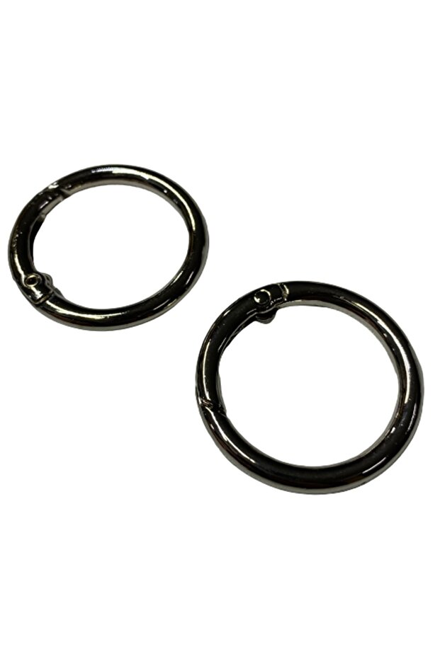 Metal Spring Parrot Bag Ring 1 Pair