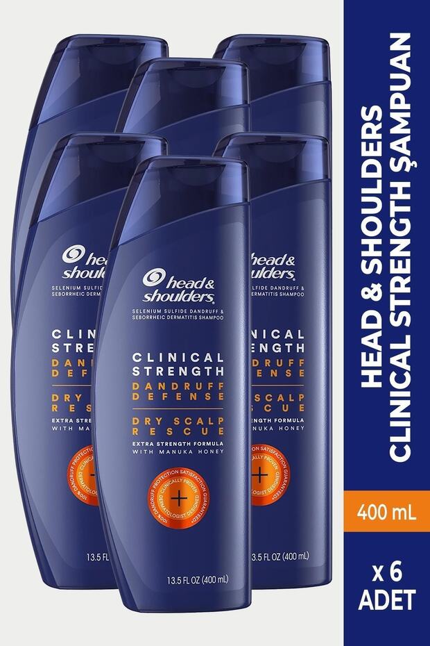 Clinical Strength Kepek Şampuanı 400ml X 6 Adet - 1