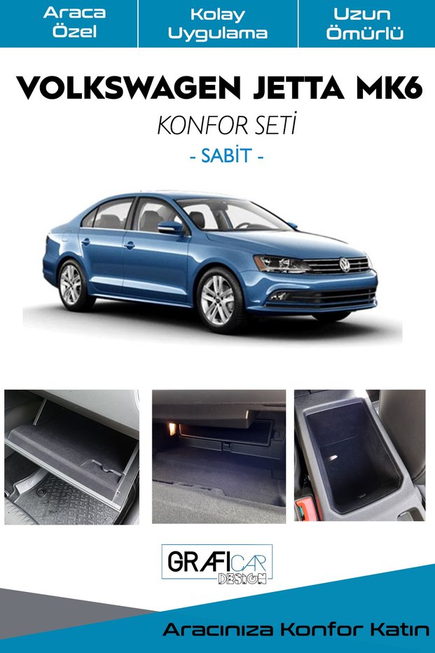 Volkswagen Jetta Mk6 Comfort Set - Interior Trim Fabric Velvet Coating - Product for Sound Insulation Purposes