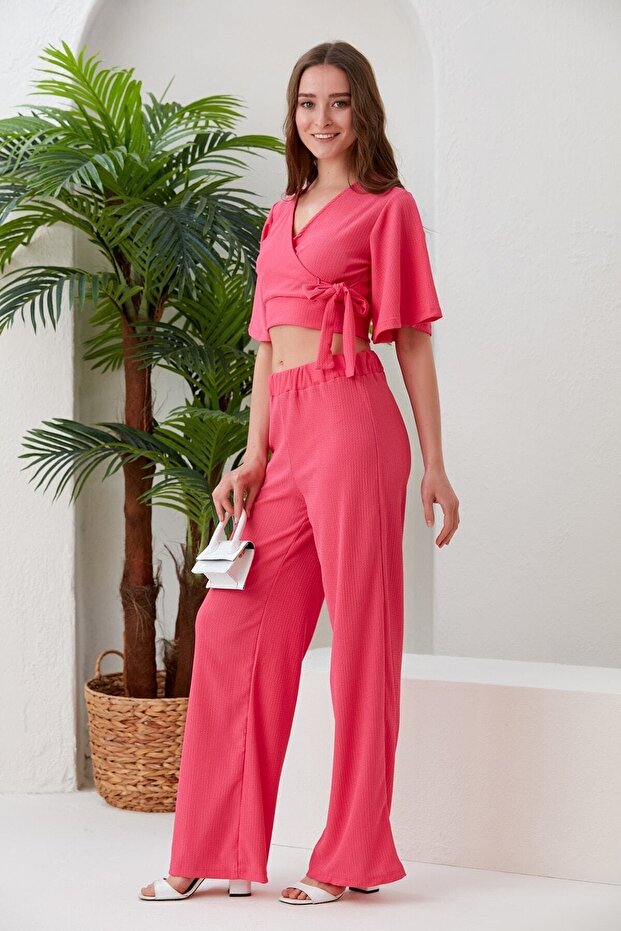 مجموعة ربطة عنق جانبية ملفوفة من الأسفل إلى الأعلى - 4