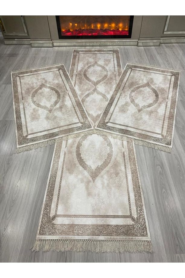 Yatak Odası Halısı Seti 3 'lü Yatak Odası Halı Takımı 2 Adet 80x150 1 Adet 80x300 Cm Halı Seti - 1