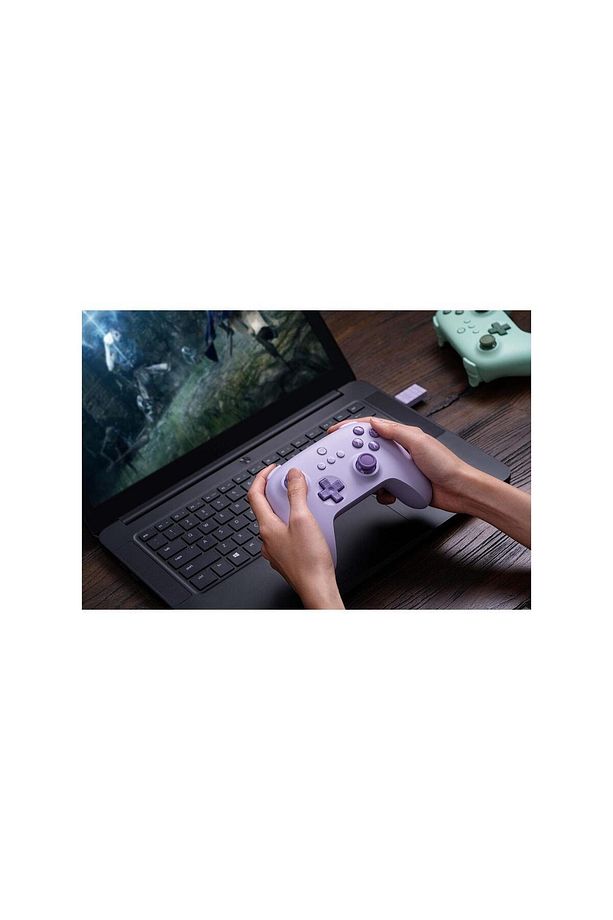 Ultimate C 2.4g Kablosuz Controller, Windows PC, Android, Steam Deck & Raspberry Pi Lila Mor - 3