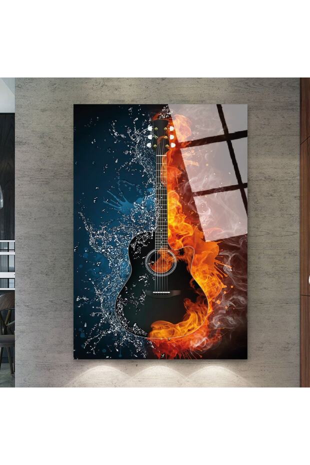 Unbreakable Glass Flaming Music Table