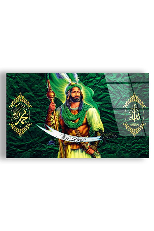 لوحة سيف الزولفيقار الزجاجية غير القابلة للكسر