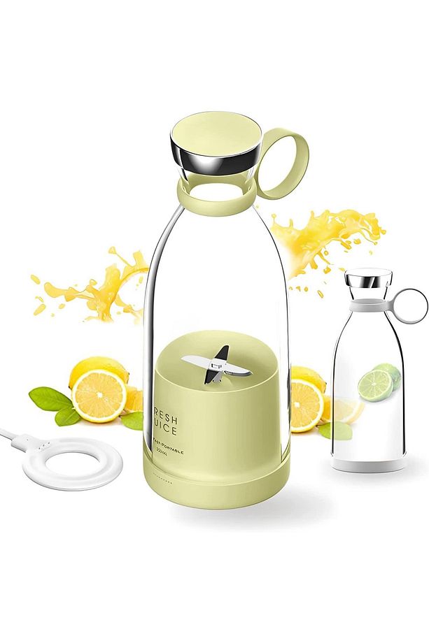 Taşınabilir Mini Hızlı Blender 350ml Meyve Sıkacağı Kupası, Kablosuz Şarjlı, Smoothie Milkshake - 2