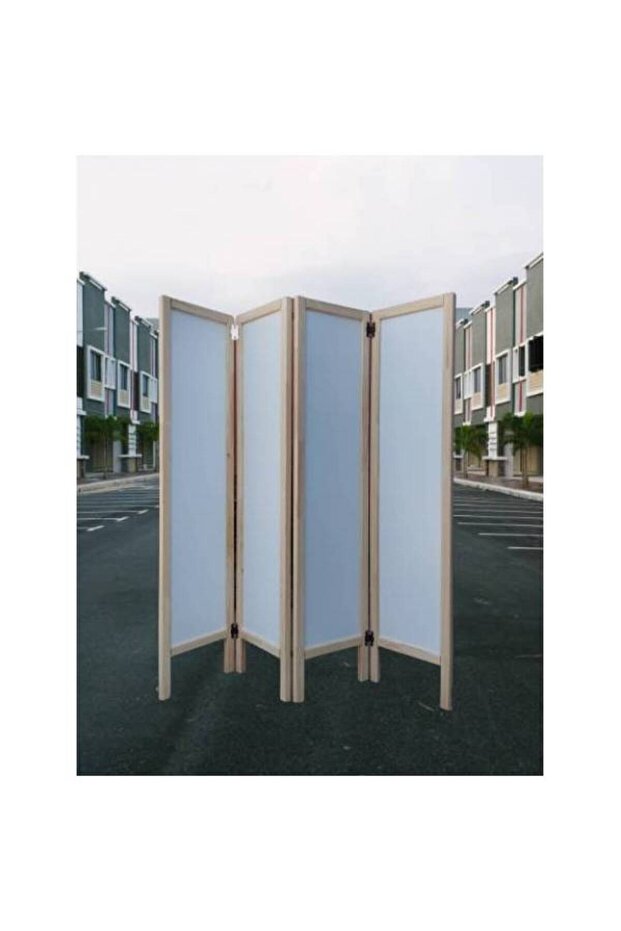 Ahşap Paravan, katlanabilir, 4 kanatlı - 4