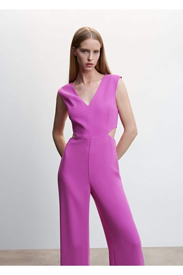 Cut Out Detaylı Uzun Tulum - 1