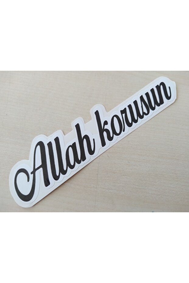 DEATH THE PROTECTIVE STICKER 13,5x3cm BLACK (PRICE FOR 2 PIECES) DEATH THE PROTECTIVE WRITING, LABEL, STICKER