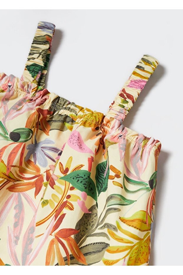 Gemusterte Baumwollbluse - 4