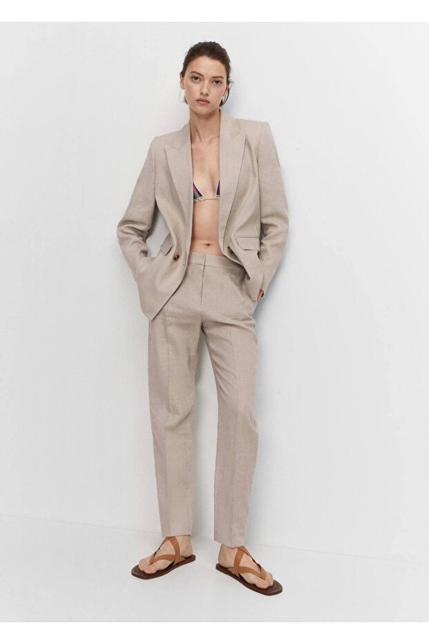 Keten Jogger Pantolon - 6