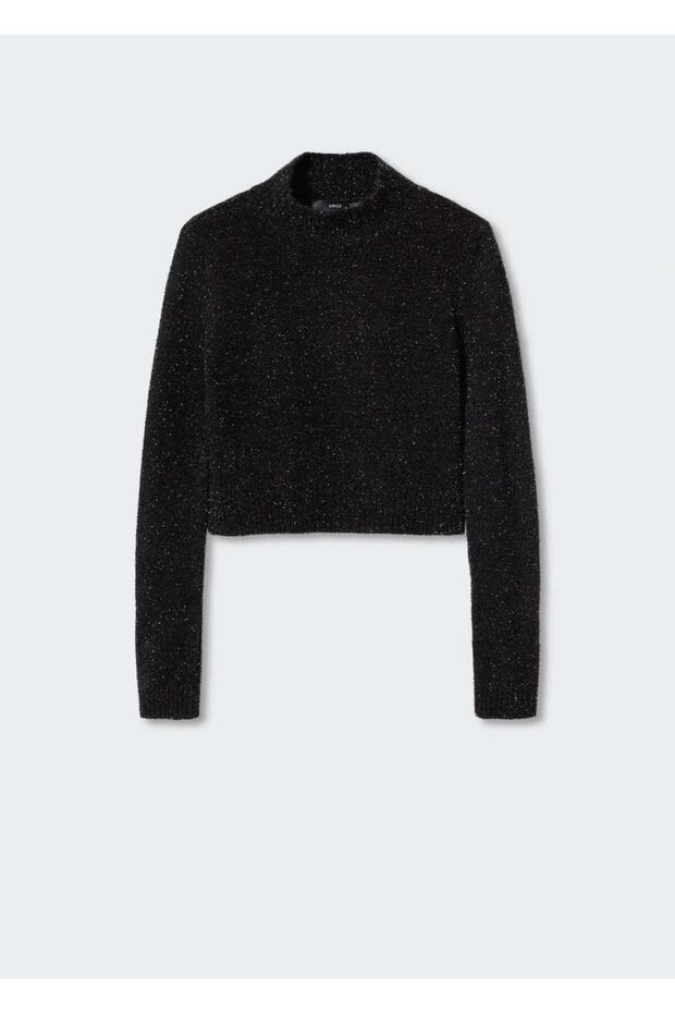 Glänzender Rollkragenpullover - 3