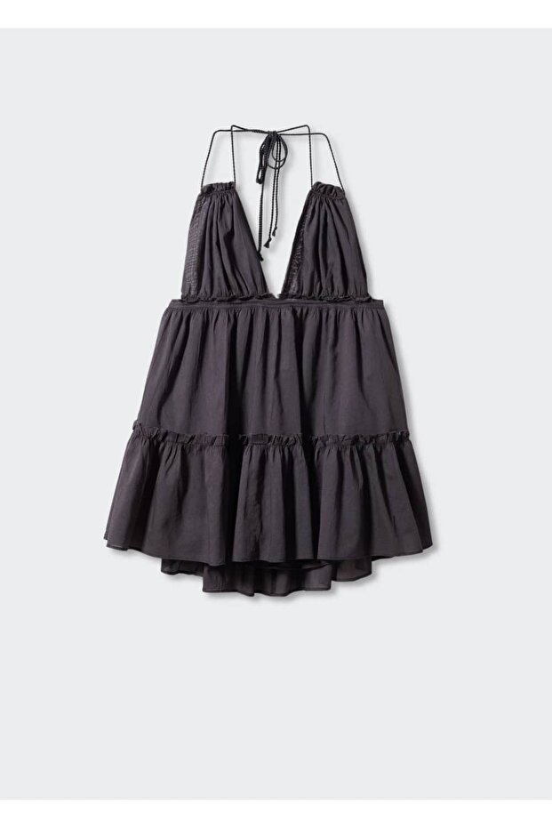 Sırtı Açık Elbise - 3