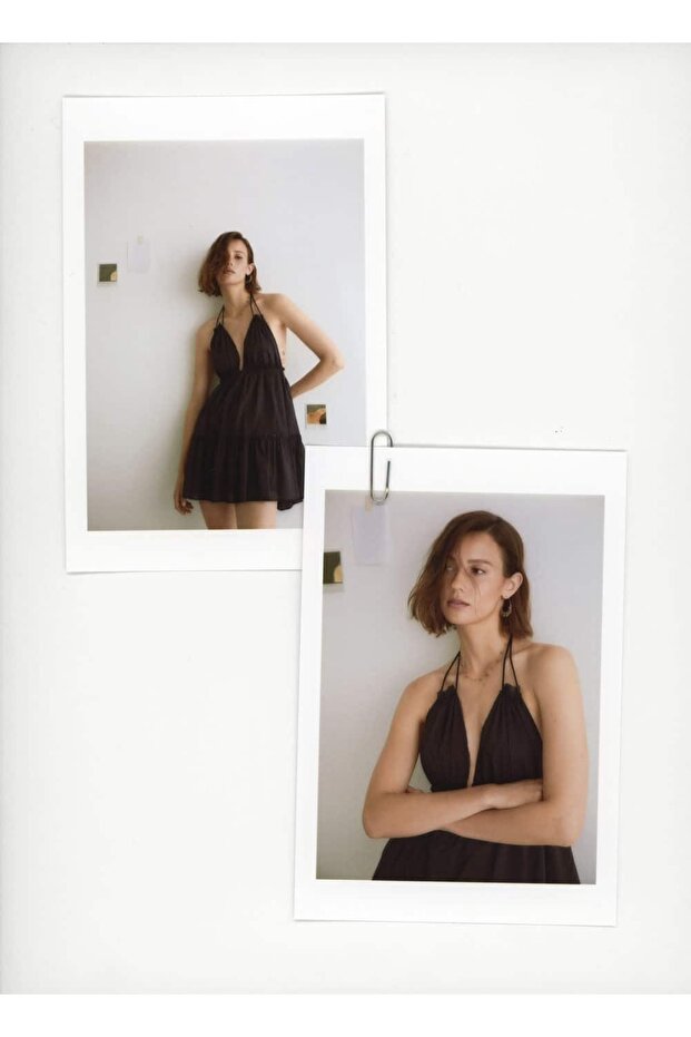 Sırtı Açık Elbise - 7