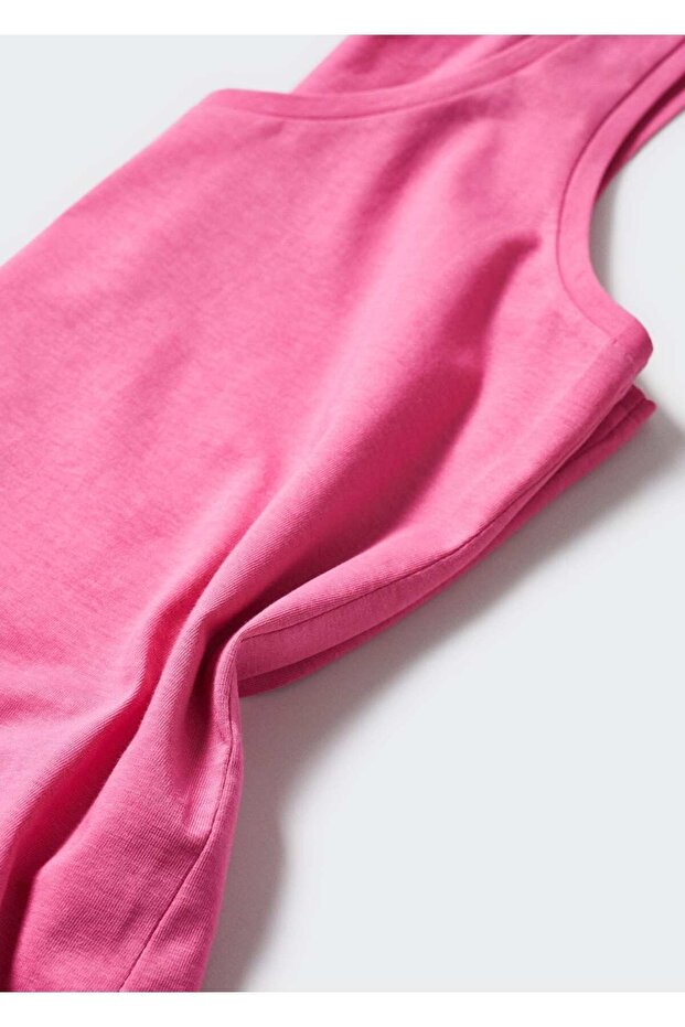 Pamuklu Askılı Bluz - 6