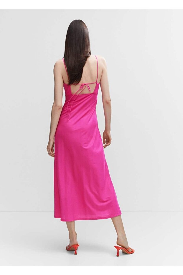 Yan Yırtmaçlı Elbise - 4