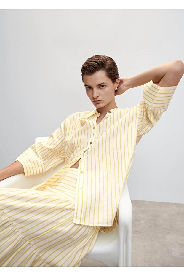 Geniş Kesimli Gömlek - 6