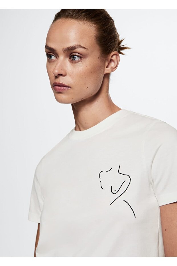 Işlemeli Dayanışma Tişörtü - 7