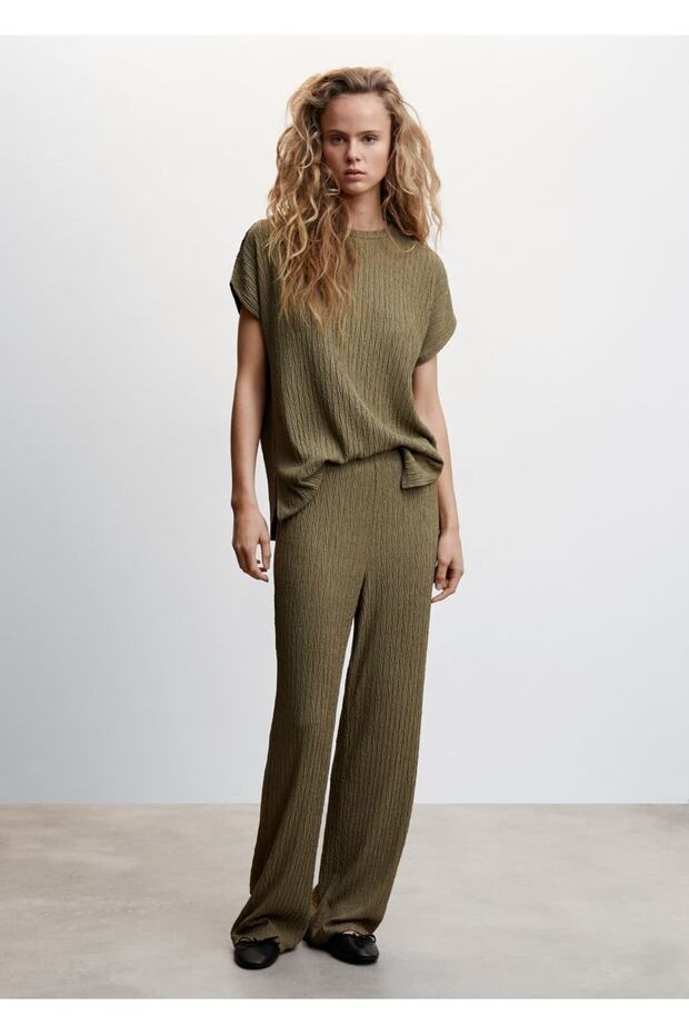 Tricou țesut cu umeri - 2