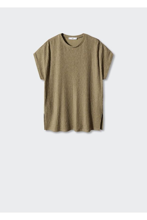 Tricou țesut cu umeri - 3