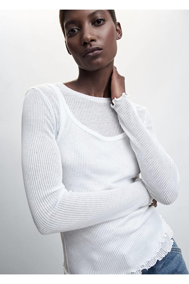 Kombin Tişört Bluz - 7