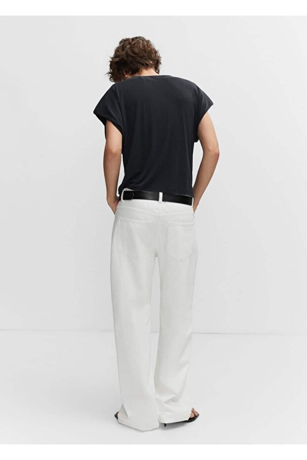 Oversize Modal Tişört - 4