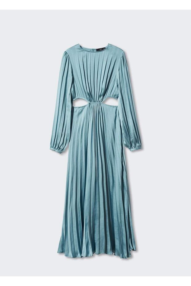 Pilili Saten Elbise - 3