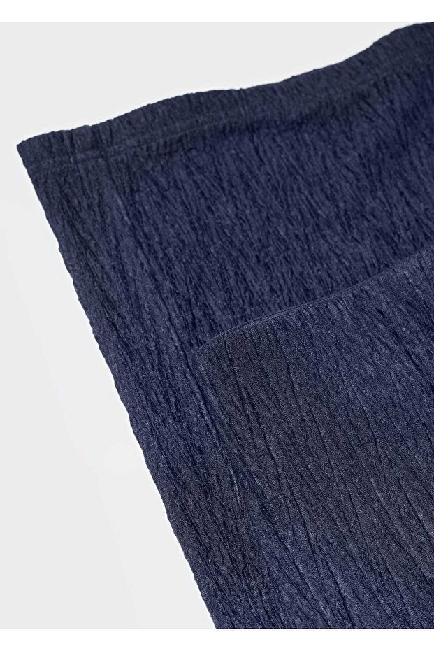 Teksturirane palazzo pantalone - 5