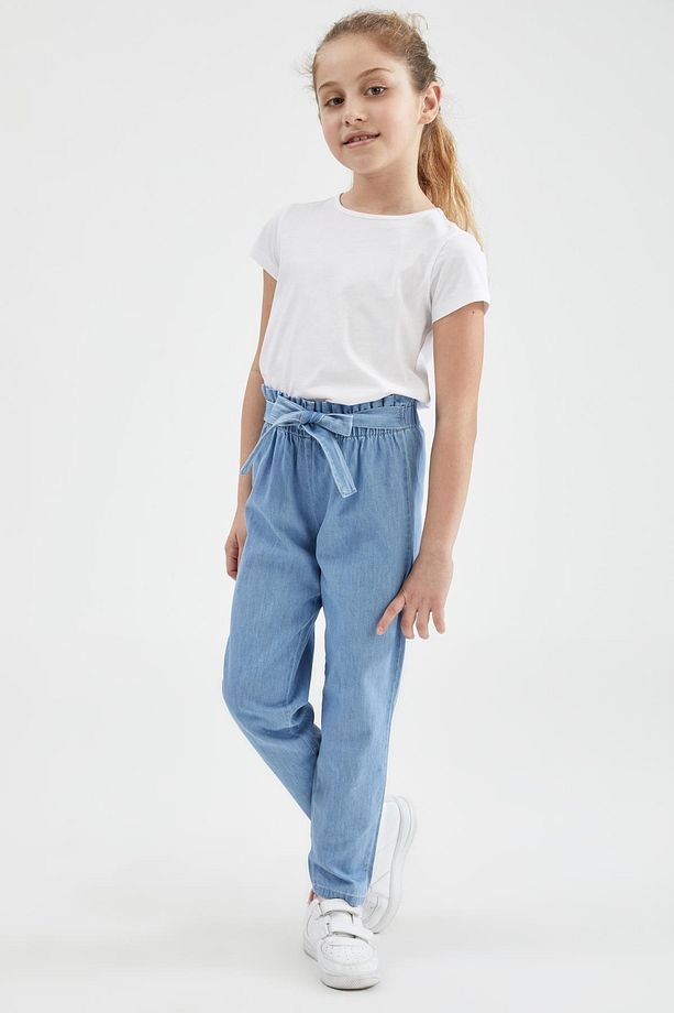 Kız Çocuk Carrot Fit Jean Pantolon - 4