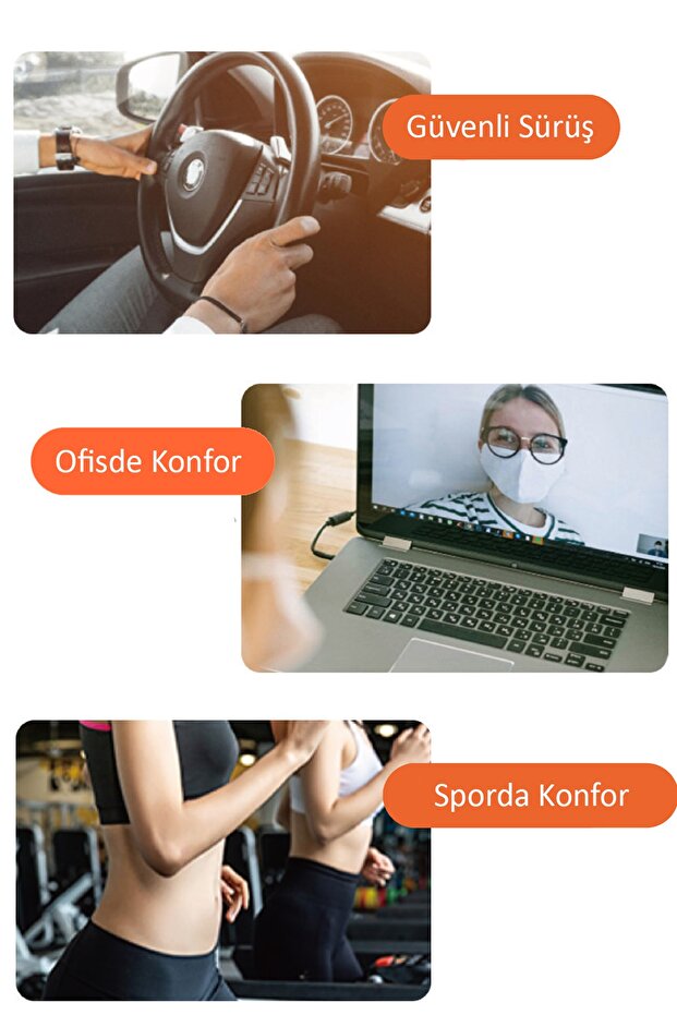 Kemik Iletimli Kablosuz Bluetooth 5.2 Kulaklık Gürültü Azaltma Özellikli - 3