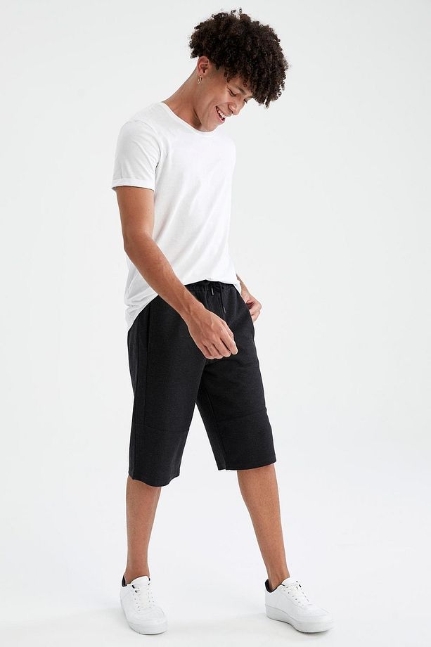 Regular Fit Basic Kapri Şort - 2