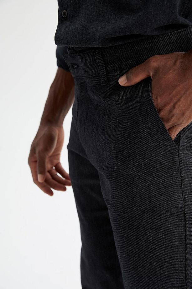 Regular Fit Chino Pantolon - 5